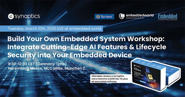 Build Your Own Embedded System Workshop: Integrate Cutting-Edge AI Features and Lifecycle Security into Your Embedded Device