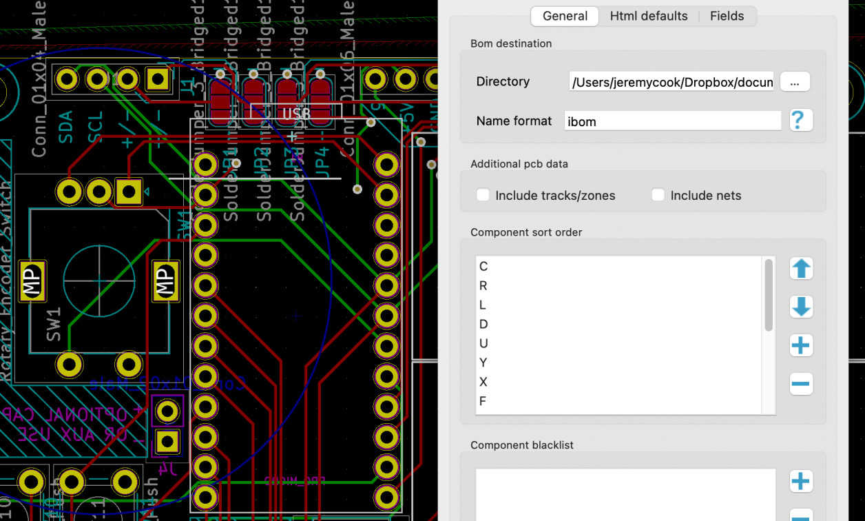 KiCad BOM Wizard Plugin with customisable output (Can make HTML and CSV BOM)  - #75 by Joan_Sparky - External Plugins - KiCad.info Forums