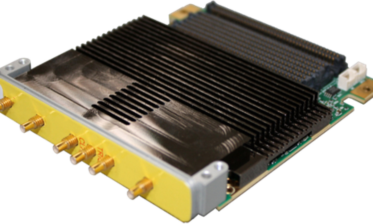 Industry's First COTS Mezzanine with 64 GSps ADC/DAC Sample Rates Is