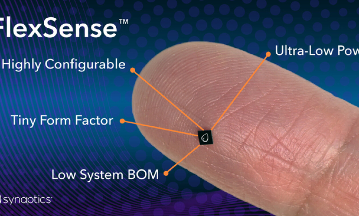 Synaptics’ FlexSense Sensor Fusion Processor Cuts Board Space and Power
