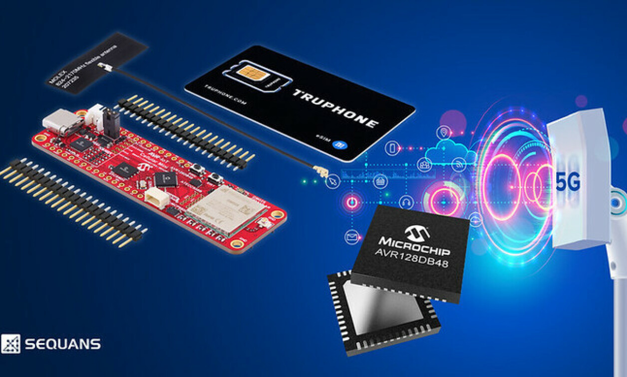Embedded Computing Design8-bit MCU Development Board Connects to 5G LTE-M Narrowband-IoT Networks