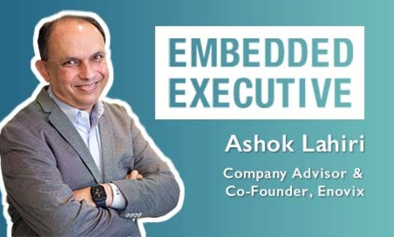 Embedded Executive Ashok Lahiri, Company Advisor & CoFounder, Enovix