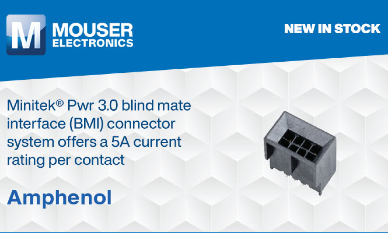 Mouser New Product of the Week Amphenol FCI Minitek® Pwr 3.0 BMI