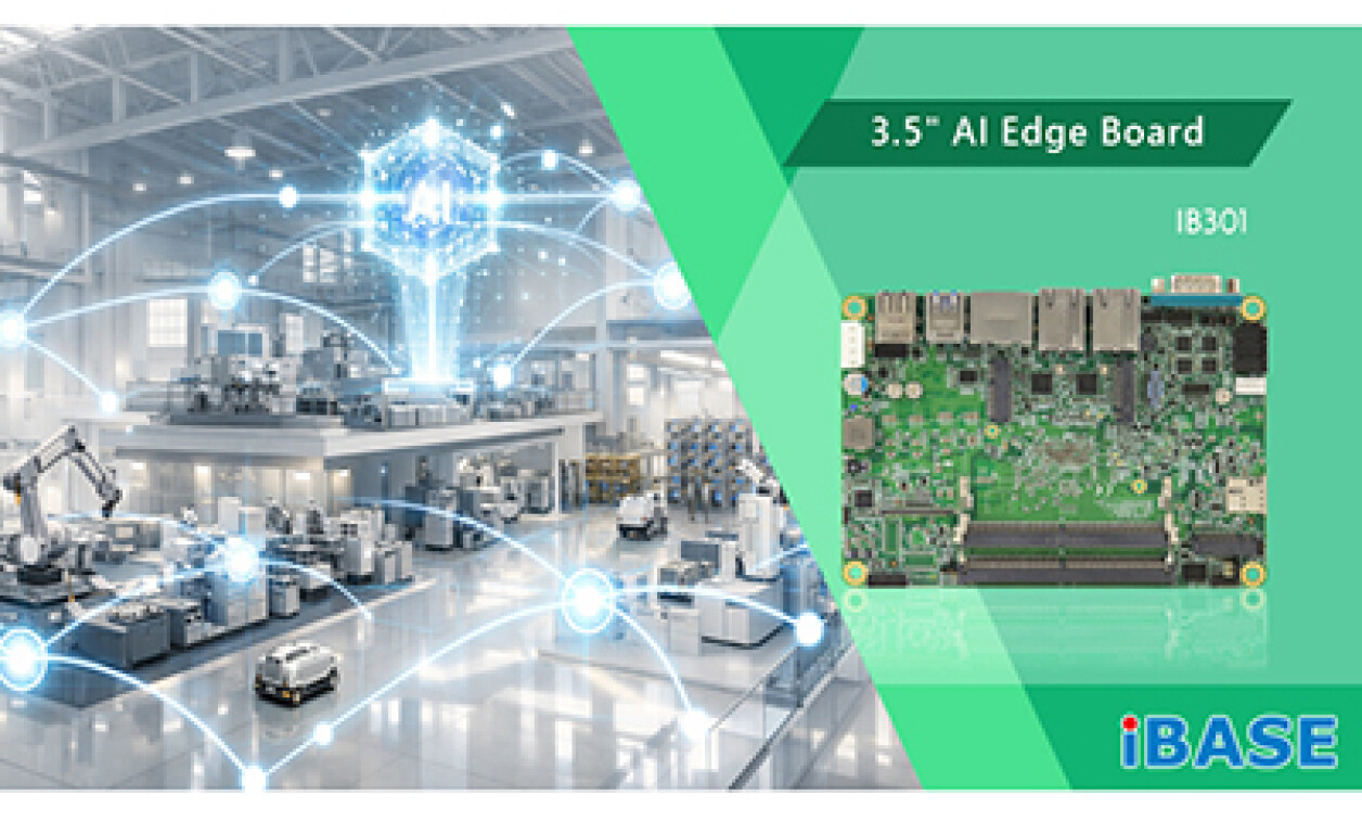 IBASE IB301 AI Edge Platform Targets Real-Time Analytics and Industrial Automation