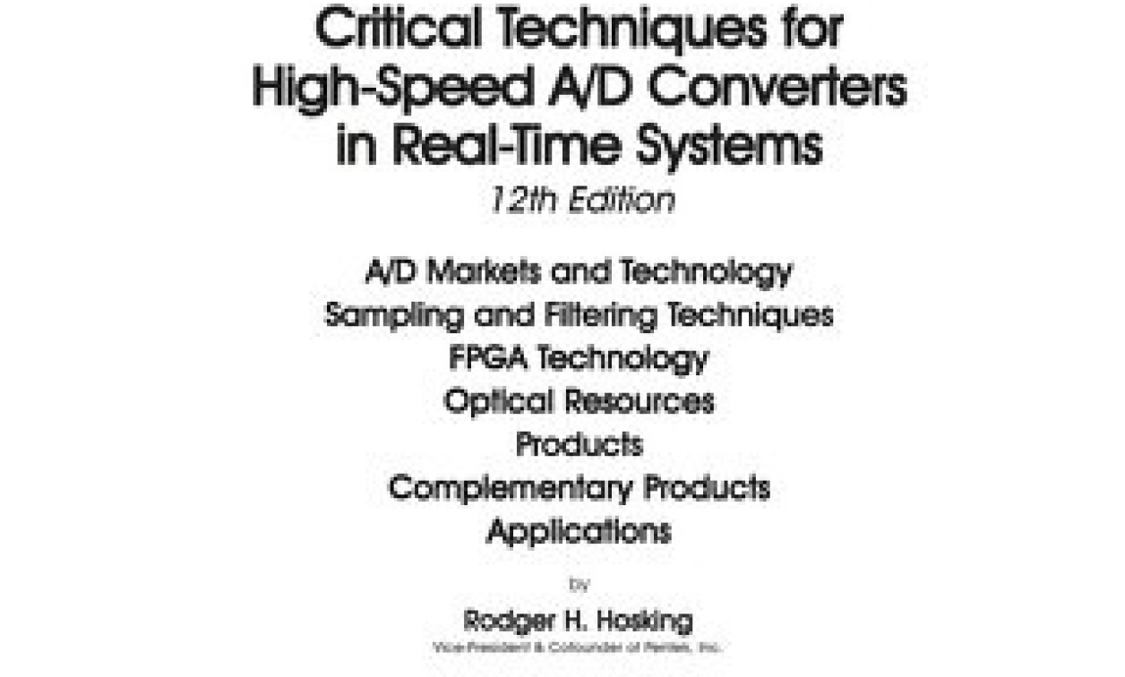 Critical Techniques for HighSpeed A/D Converters in RealTime Systems