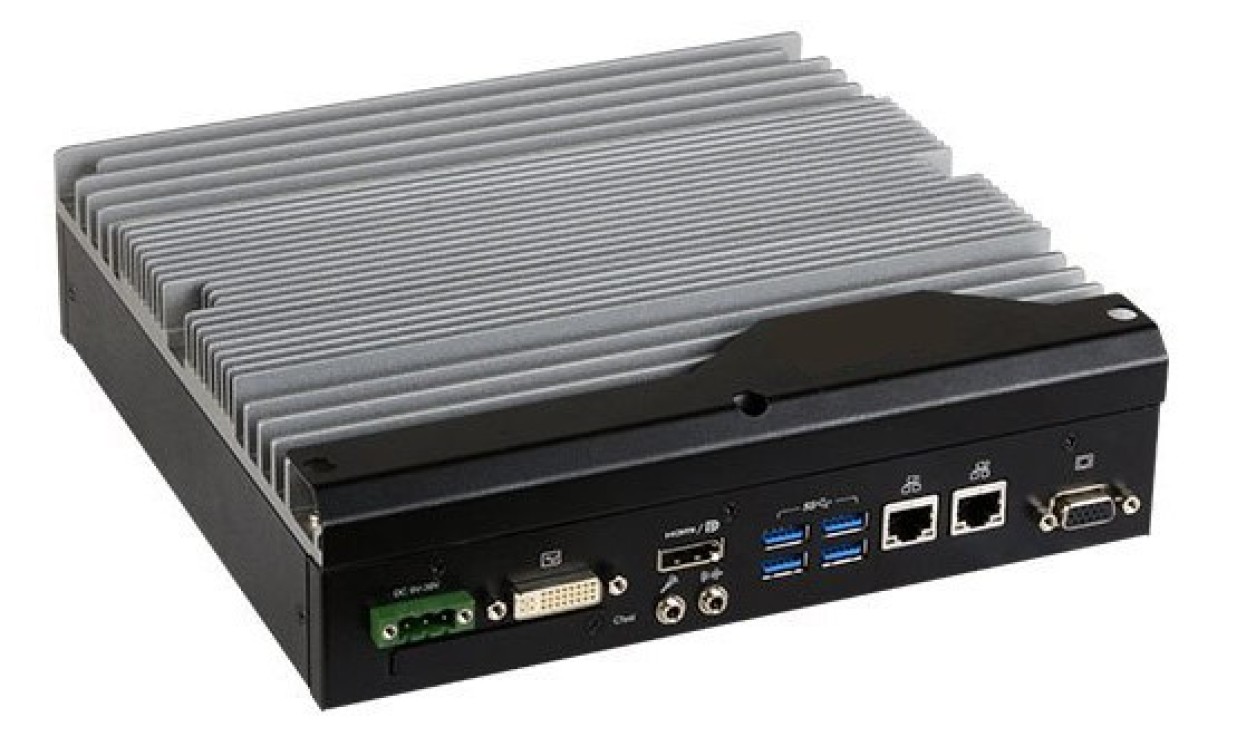 Compact Fanless Embedded Device for IoT, Call Center, and Medical Apps