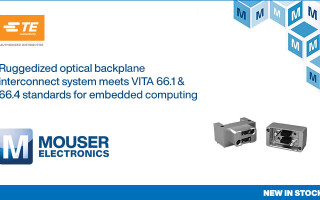 Mouser New Product of the Week: TE Connectivity's (TE) Ruggedized Optical Backplane Interconnect System