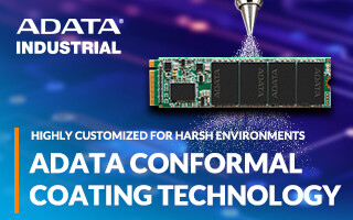 ADATA Industrial Puts a Coat on SSD/DRAM